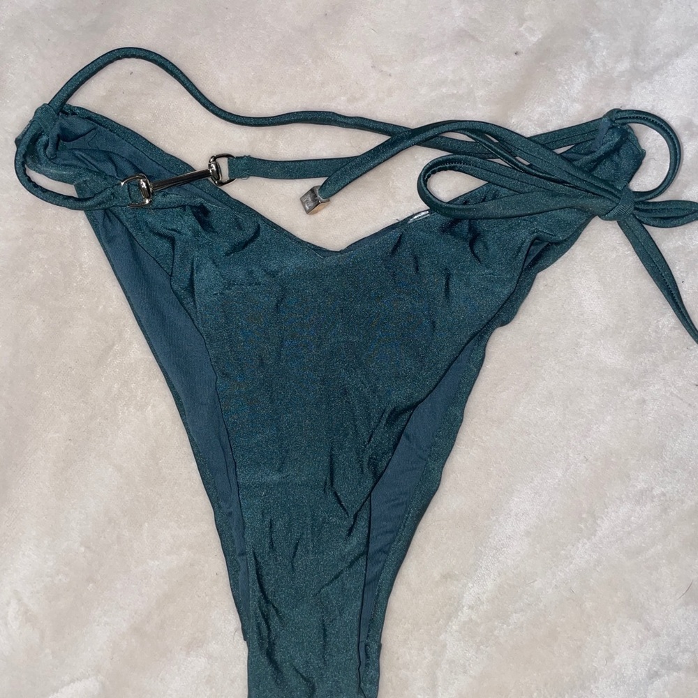 ASOS River Island Lattice Green Bikini Set - Picture 9 of 13